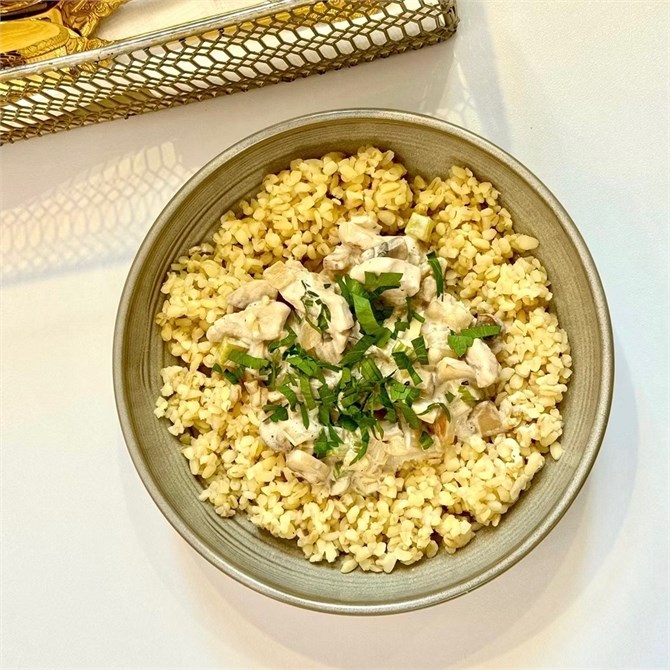 Фрикасе с индейкой и булгуром 10130