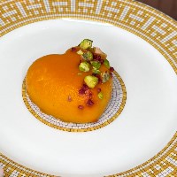 Оранжевое сердце 10294