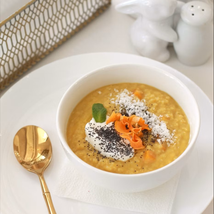 Пшенная каша на кокосовых сливках 10111